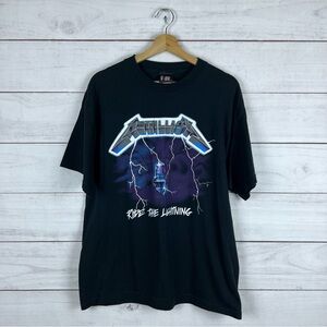 Vintage 1990s Metallica Ride the Lightning Giant T-Shirt Large